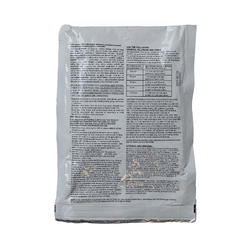 Ultra Pure Selectrocide® - 12g Ultra Pure Selectrocide® 12g directions